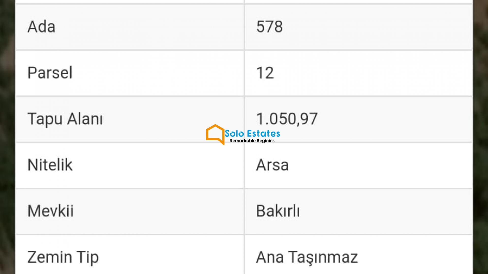 Fethiye Üzümlüde Satılık Arsa