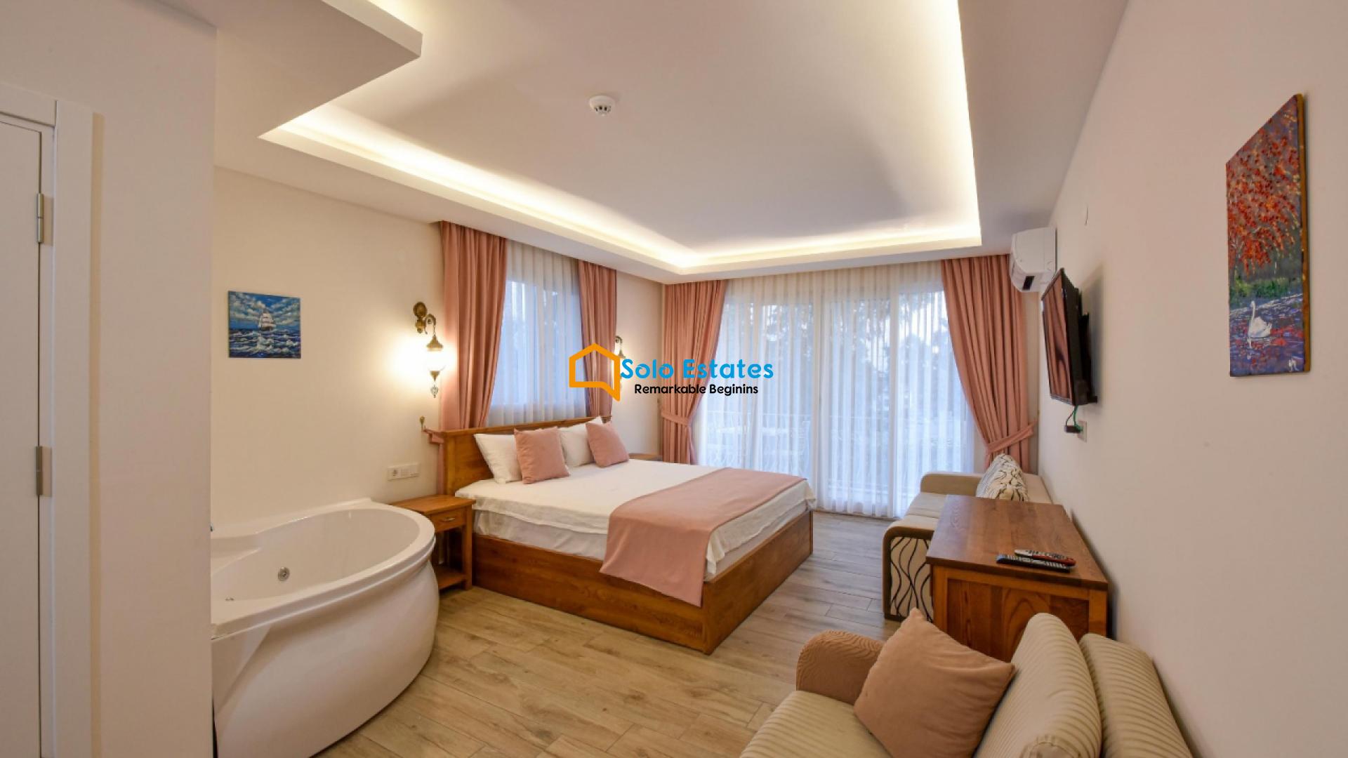 Muğla Fethiye yanıklarda otel 