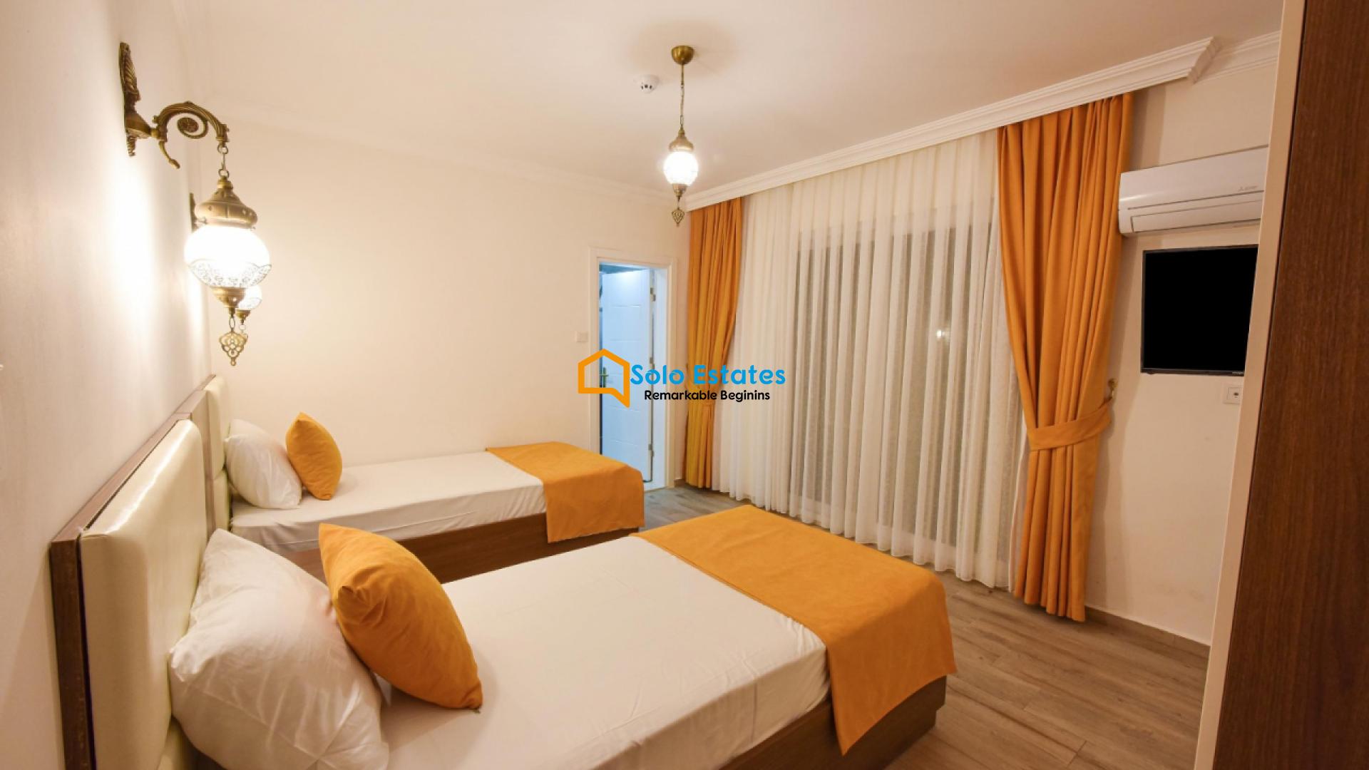 Muğla Fethiye yanıklarda otel 